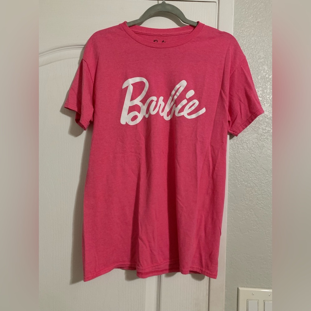 Barbie Hot Pink Crew Neck Tee